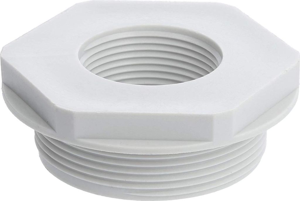 WISKA Reduzierung PG/PG von PG36x1,588 auf PG21x1,588 KRP-36 flach Sechskant Polyamid (PA) Anschlussgewinde 14,0mm - 1