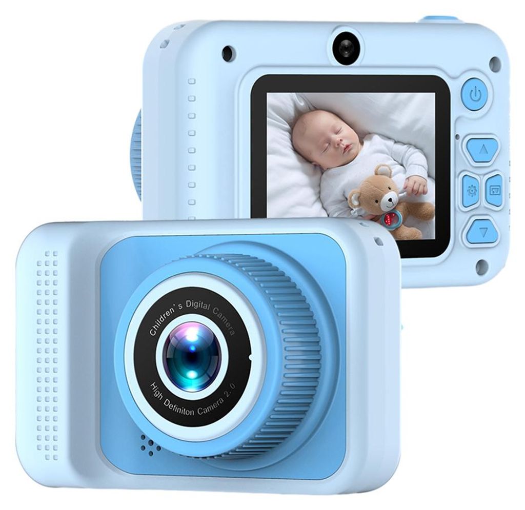 1080P Digitalkamera 20 MP Kinderkamera Niedliche Kinderkamera Cartoon-Kinder-Selfie-Kamera fuer Jungen und Maedchen 4-facher Digitalzoom 2,0-Zoll-I...