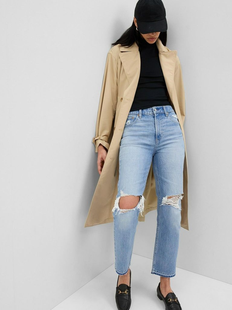 GAP Cheeky Straight Jeans mit mittelhohem Bund 570975-00__29TALL