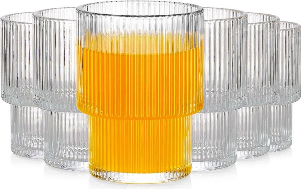 Vilde | Trinkgläser Set - 190 ml - 6 Stück - Transparent - Produktbild 