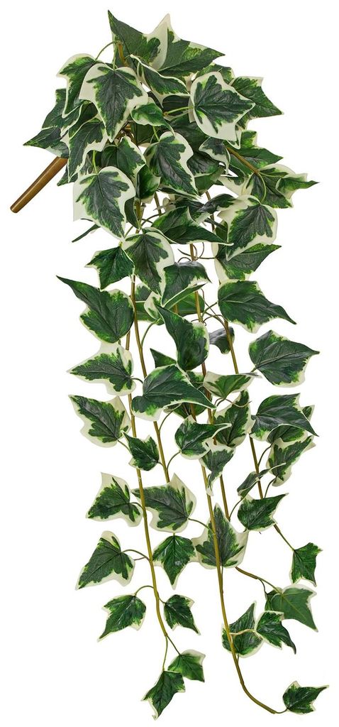 Künstlicher Hängeefeu – naturgetreue künstliche grüne Efeuranken, ca. 90 cm – UV-beständige Zierpflanze für Wände, Regale im Wohnzimmer ...