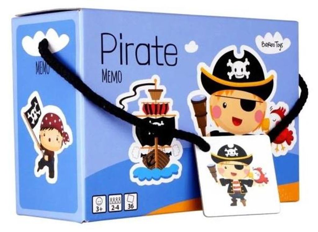 Memory für Kinder, 36 Teile: Piraten – Cass-Film