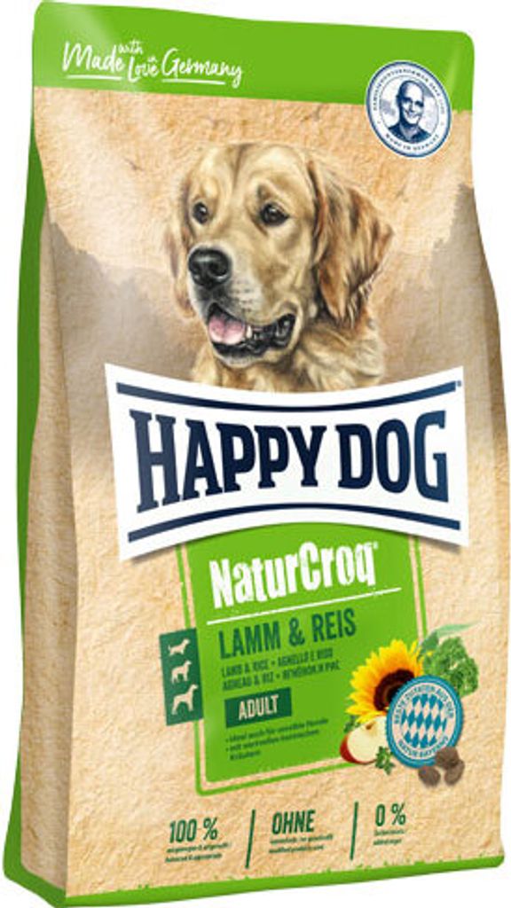 Happy Dog Natur Croq Lamm & Reis 15 kg Trockenfutter für Produktbild 