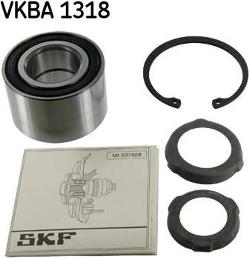 Roulement de Roue Arrière pour BMW E34 Kit Complet SKF VKBA 1318 Fiable