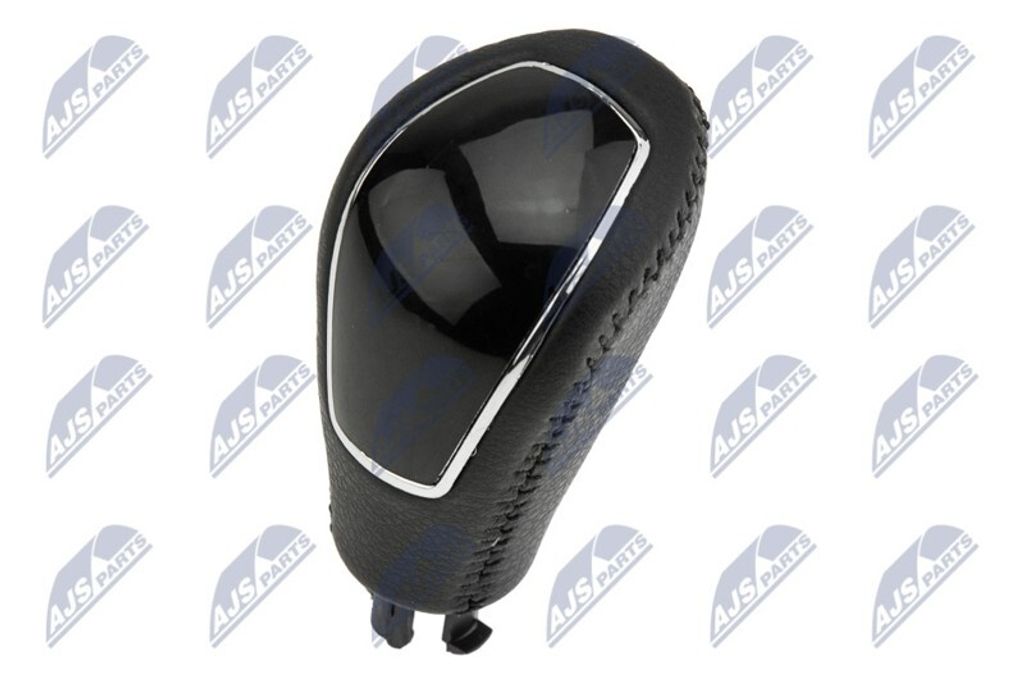 NTY Schaltknauf Schalthebelknauf Chrom/Schwarz Kunstleder für FORD MONDEO IV Turnier (BA7) S-MAX (WA6) GALAXY (WA6) MONDEO IV (BA7) S-Max Mk1 MPV