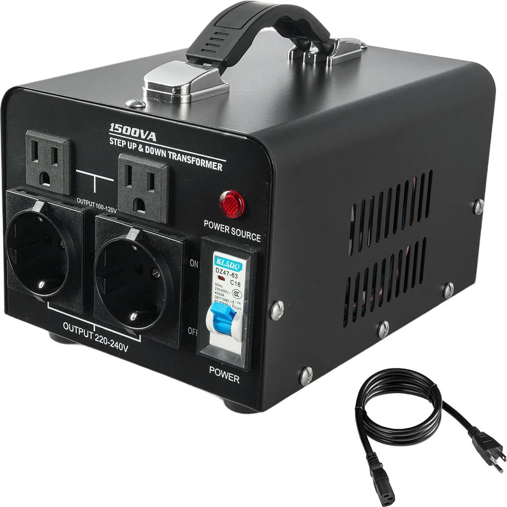 Protection de Vos Appareils 110V avec Transformateur 1500VA Robuste