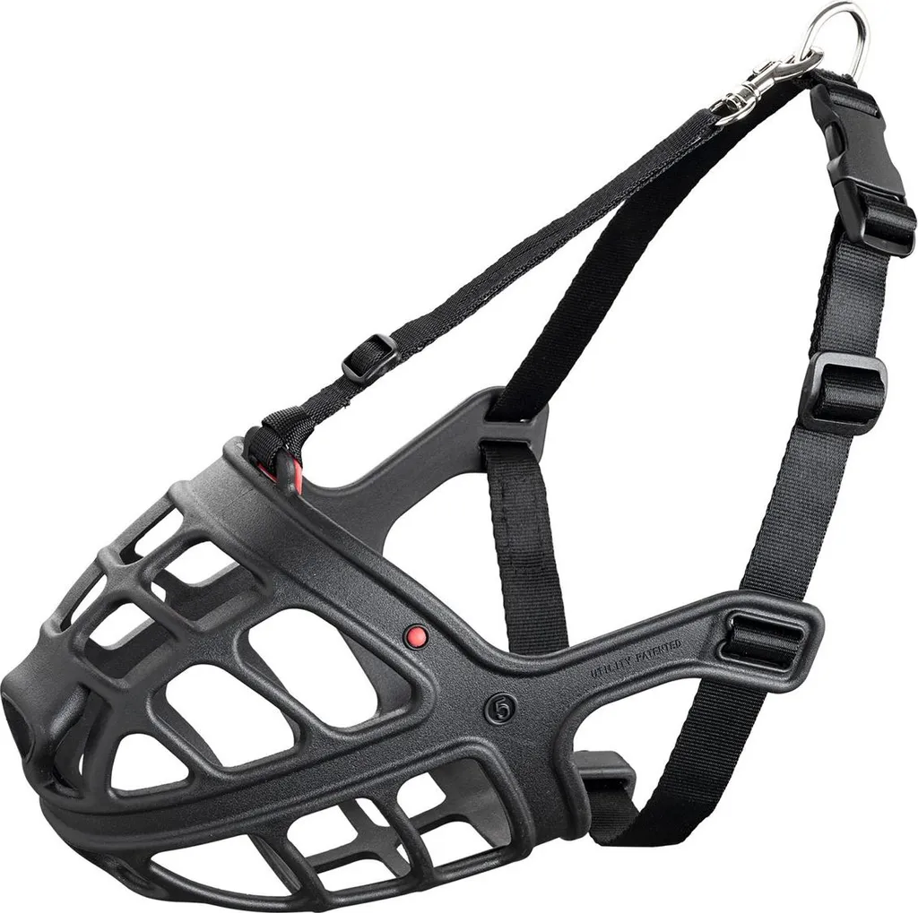 Hunter Maulkorb Albury Taglia 6 Nero - Museruola Ergonomica per Cani