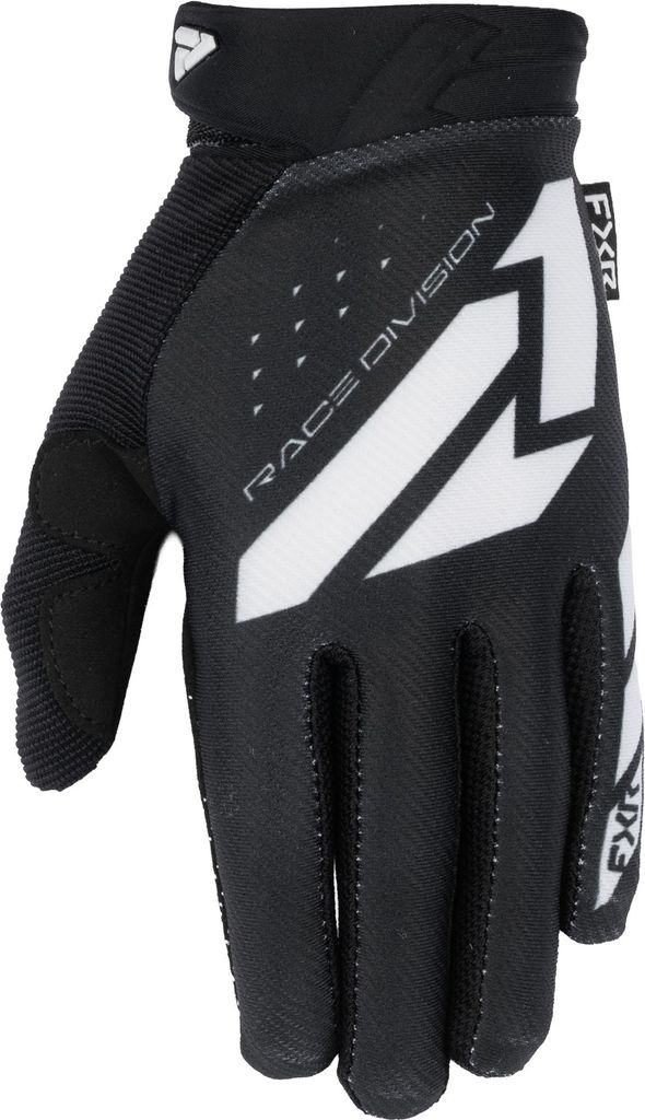 FXR Reflex Jugend Motocross Handschuhe, schwarz/weiß, L