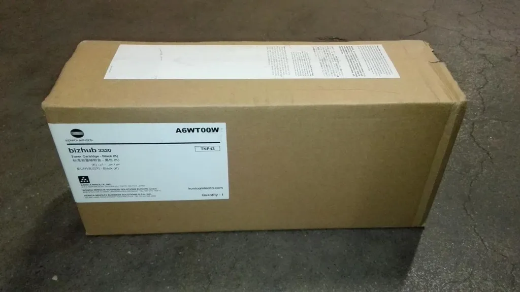 Konica Minolta TNP43 Toner Noir A6WT00W pour Imprimante Bizhub 3300P