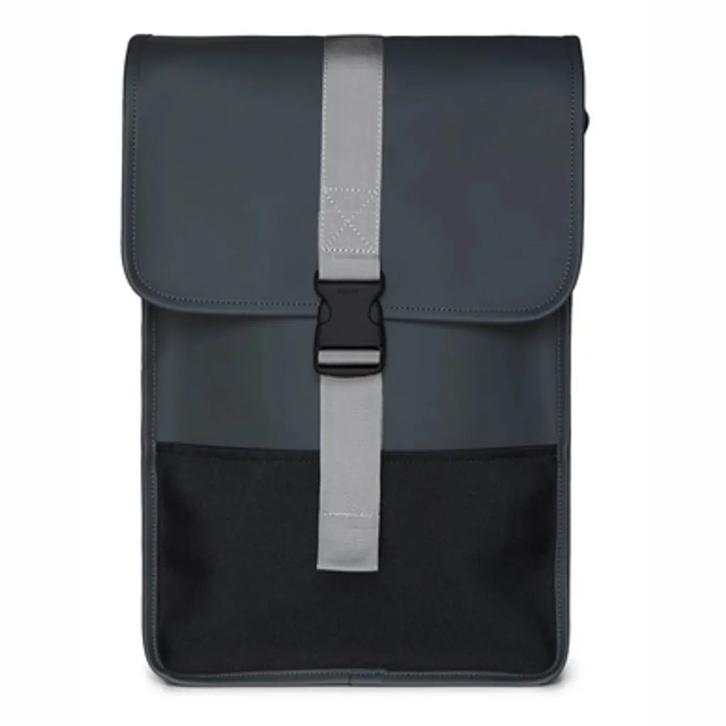 Rains 1370 Buckle Backpack Mini Slate : Sac à dos imperméable gris