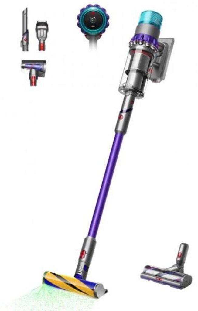 Dyson Gen5 Detect Absolute Rot/Silber/Türkis 752W Produktbild 