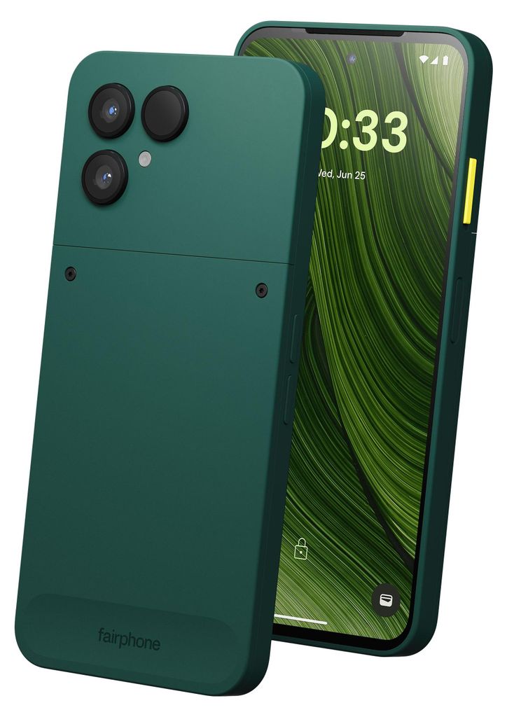 Fairphone 6 5G 256 GB Dual-Sim Forrest Green Neu Produktbild 