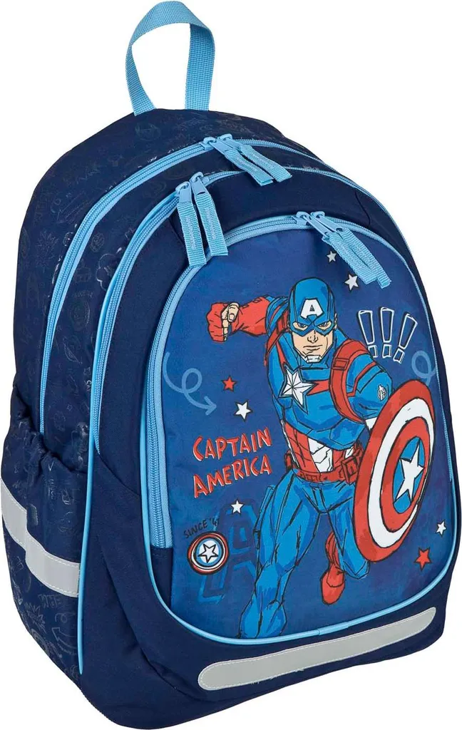 Zaino Marvel Capitan America Undercover - Borsa Scuola Bambino Resistente