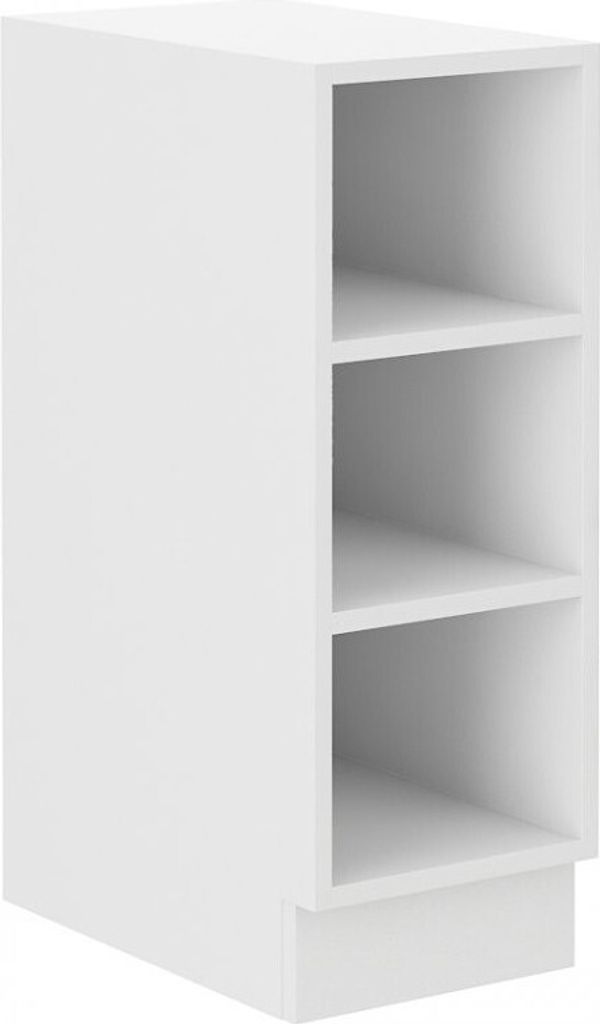 Offener Unterschrank LAJLA – Breite 30 cm, Weiß