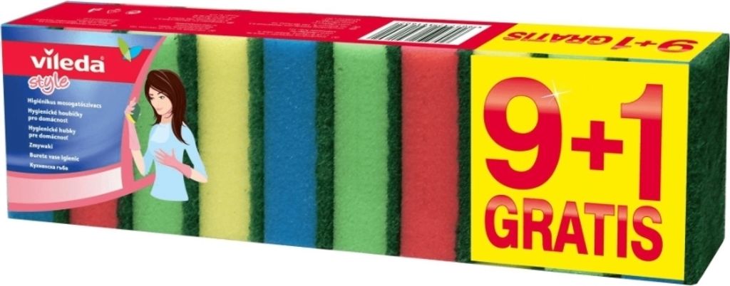 Vileda 5907732391602, Blauw, Groen, Rood, Geel, 85 mm, 30 Productafbeelding 
