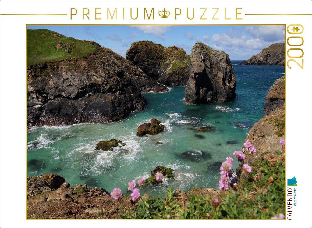 CALVENDO Puzzle Kynance Cove | 2000 Teile Lege-Größe 90x67cm Foto-Puzzle für glückliche Stunden