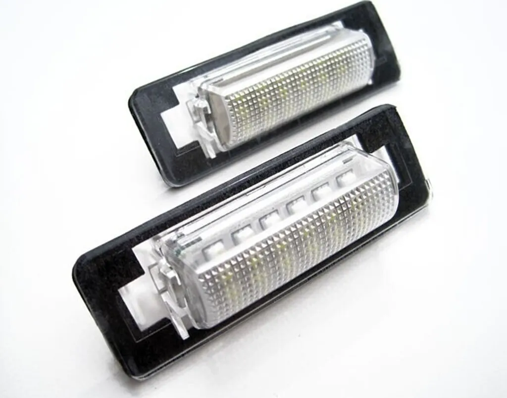 Coppia Luci Targa LED Mercedes W202 W210 - Ricambio Premium No Error