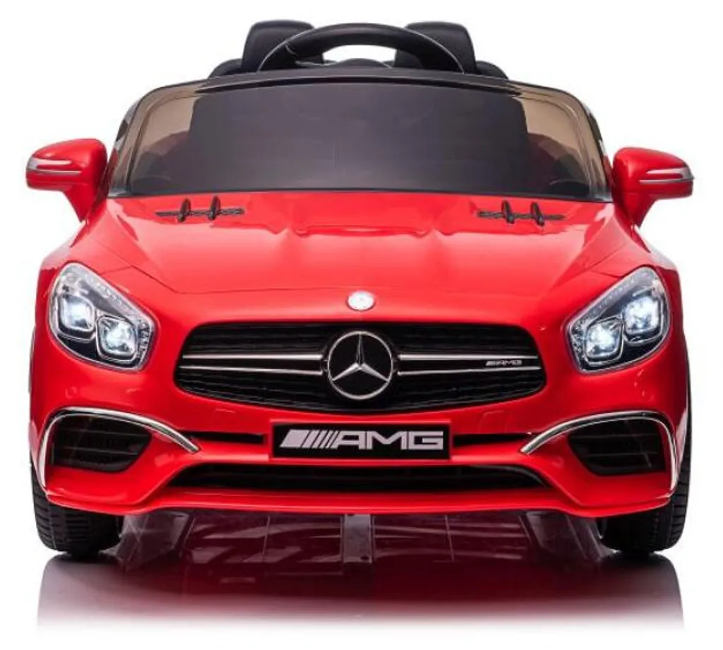 Mercedes SL65 S Rouge Peinte : Voiture Enfant avec Siège Cuir et LCD