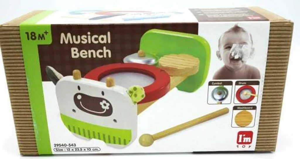 Music Bank I'm Toy : 7 instruments de musique en bois pour s'éveiller