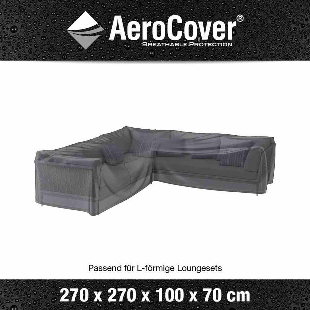 AeroCover Eck-Lounge-Hülle L-form 270x270x100x70cm, Patio Produktbild 
