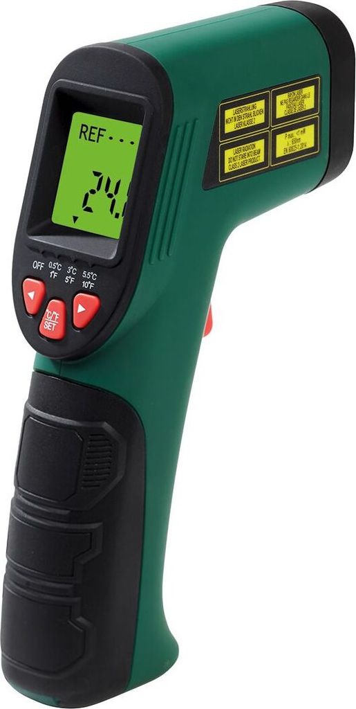 PARKSIDE Infrarot-Temperaturmessgerät, farbige Anzeige, Abschaltautomatik, mit Batterie