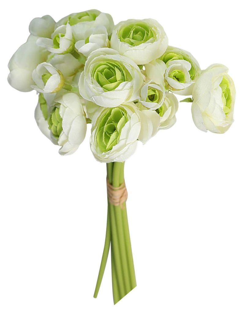 Künstliche Ranunkeln (Ranunculus asiaticus) – realistische Seidenblumen für Zuhause, Büro, Hochzeit, Party – DIY-Sträuße, Tischdekorationen