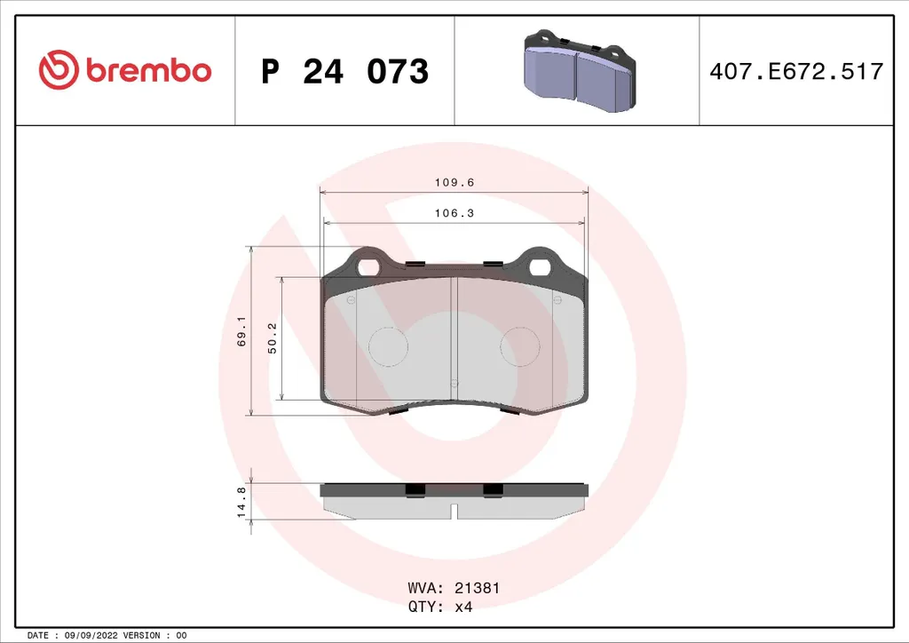 Plaquettes de frein Brembo P 24 073 : stop aux sifflements Ford Focus