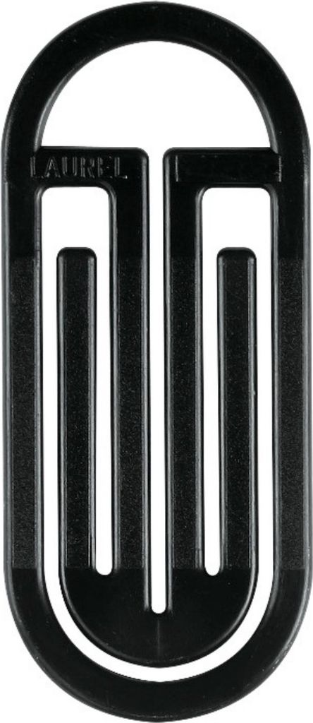 Büroklammern King Klip mit Bogen 62mm VE=10x50 Stück schwarz