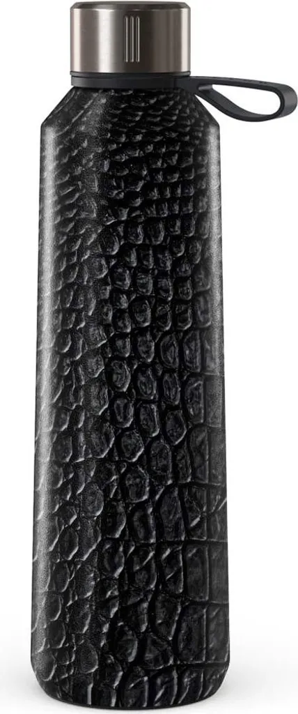 Bouteille Acier Inoxydable 500ml Burga Noir Mat Haute Résistance
