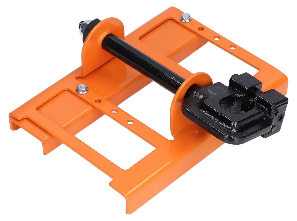 Petite Scie à Chaîne Électrique Orange Longue Durée pour l'Élagage - 4