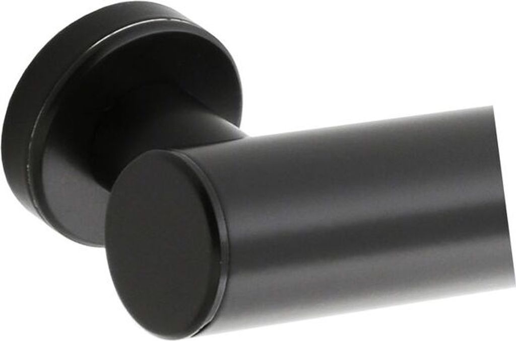 Gerader Haltegriff in modernem Design, in mattschwarz und verschiedenen Größen, Größe:914 mm