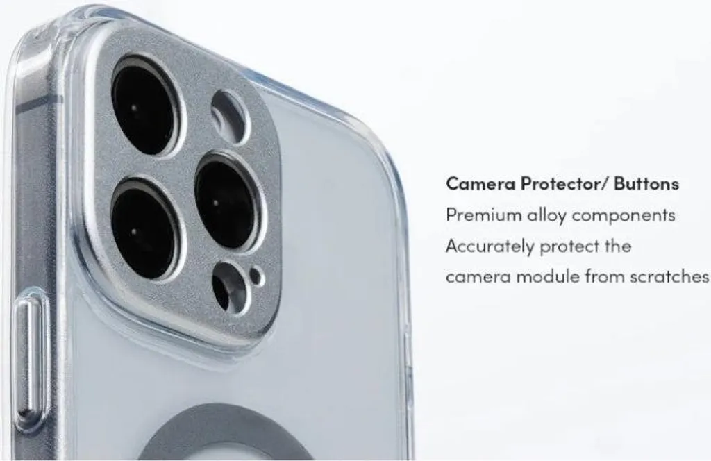 Protégez votre iPhone 16 Pro Max avec la Coque Moshi iGlaze MagSafe Argent - 10