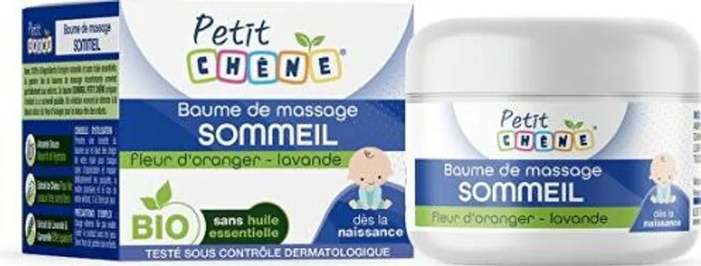 Baume de nuit pour le sommeil et détente nocturne formule 40 ml