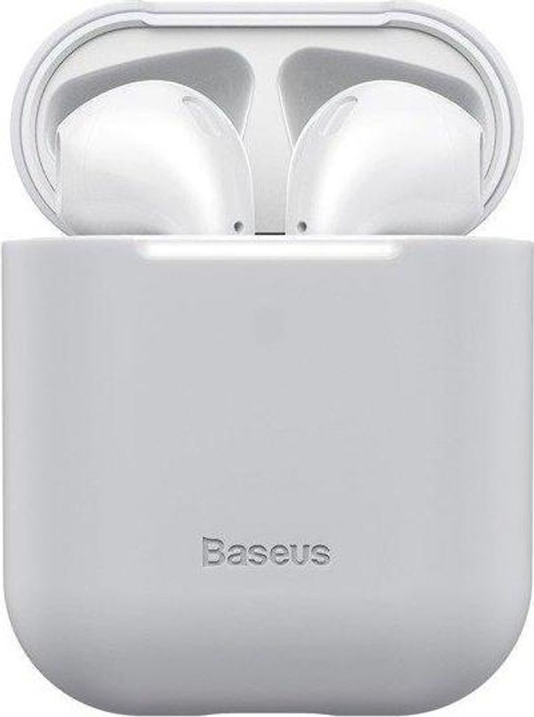 Baseus Silikon Tasche für Airpods 1. und 2. Generation grau