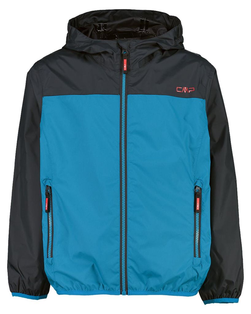 CMP Kinder Regenjacke Pack Pocket mit Kapuze blau 140 Produktbild 