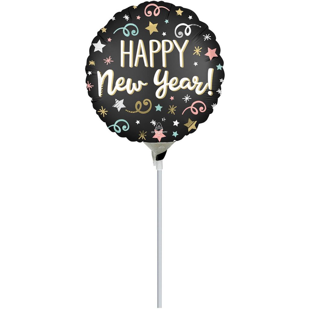 Amscan - Confetti Satin New Year Foil Bal