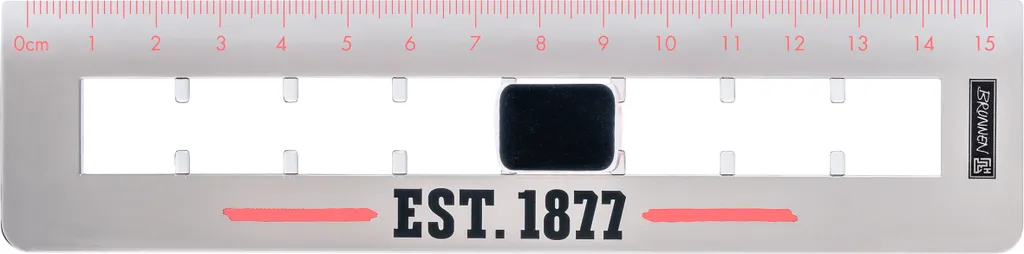 Règle plate de 15 cm en métal pour traçage de précision et dessin