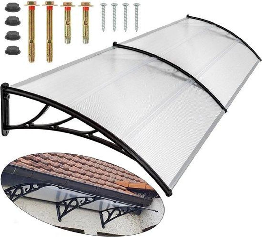 Überdachung für Hinterhaus Eingangstür 115cm