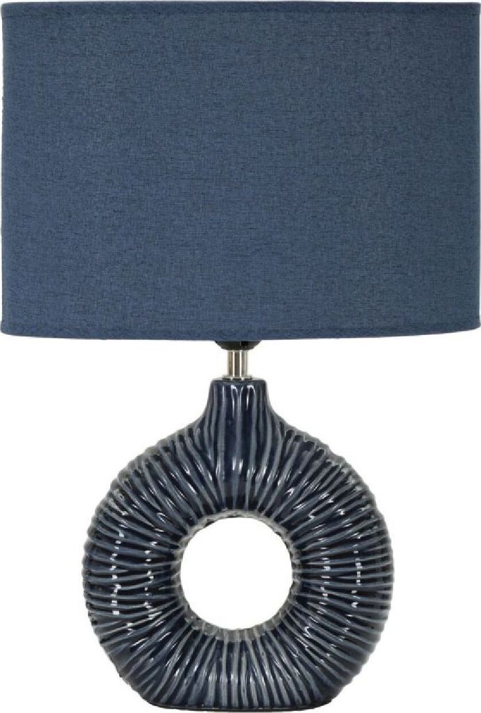 Mauro Ferretti lampe de table Seta E14 28,5x15x43 cm bleu Image du produit 