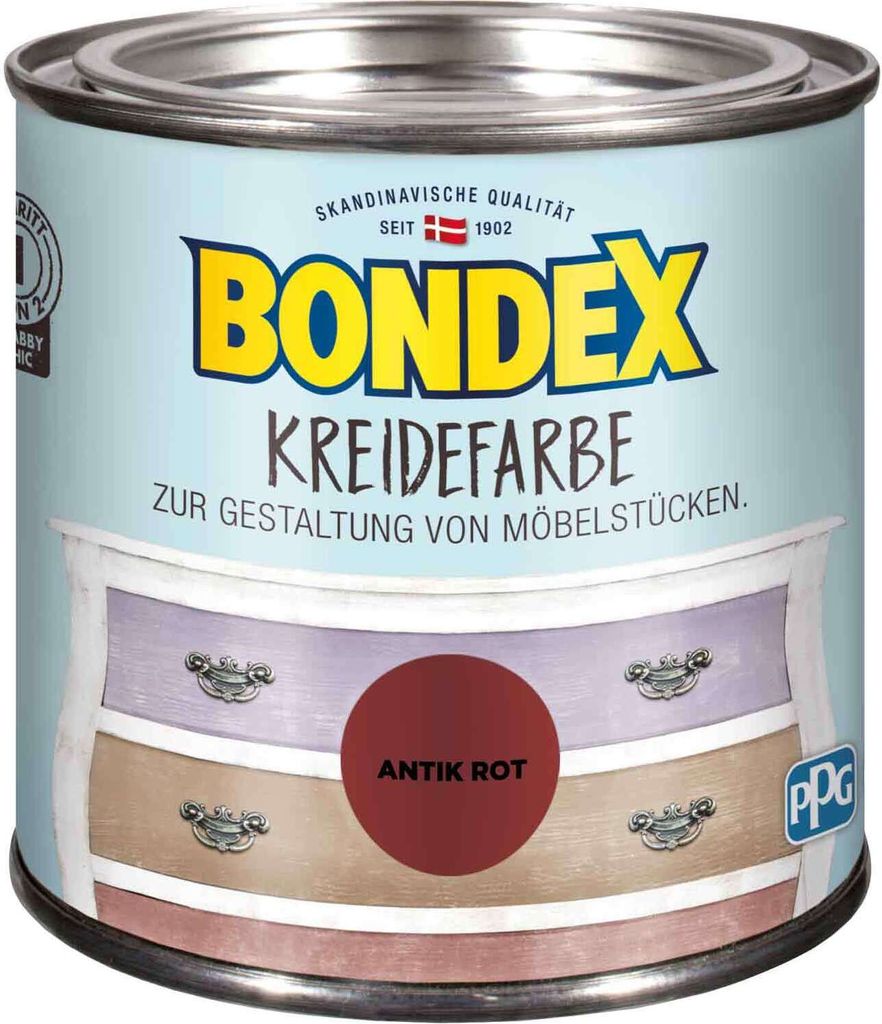 Bondex Kreidefarbe 500 ml antik rot