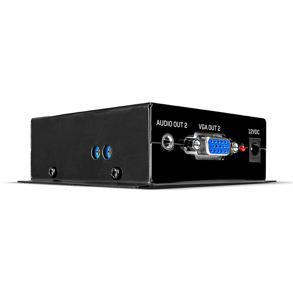 Récepteur VGA Longue Distance 300m Cat.6 pour Éviter les Pertes de Signal