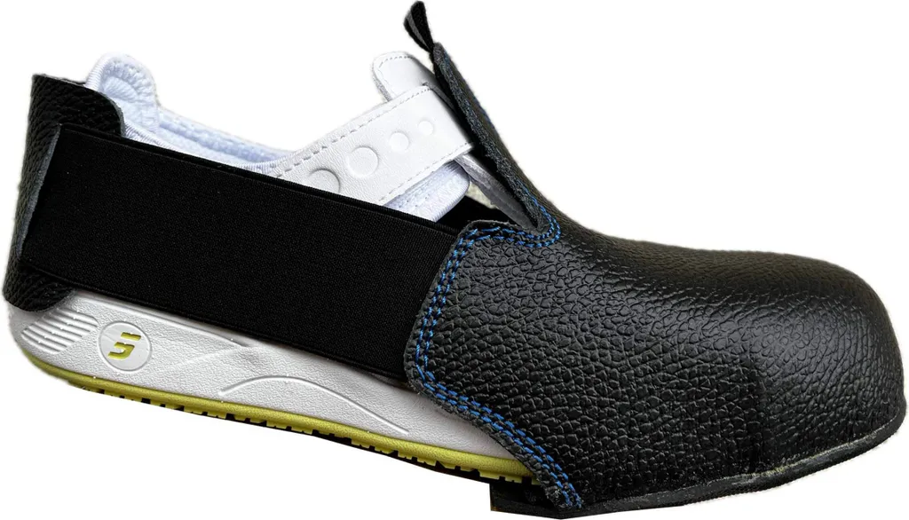 Cache-orteils noir coupe-vent et élastique - Isolation thermique pieds