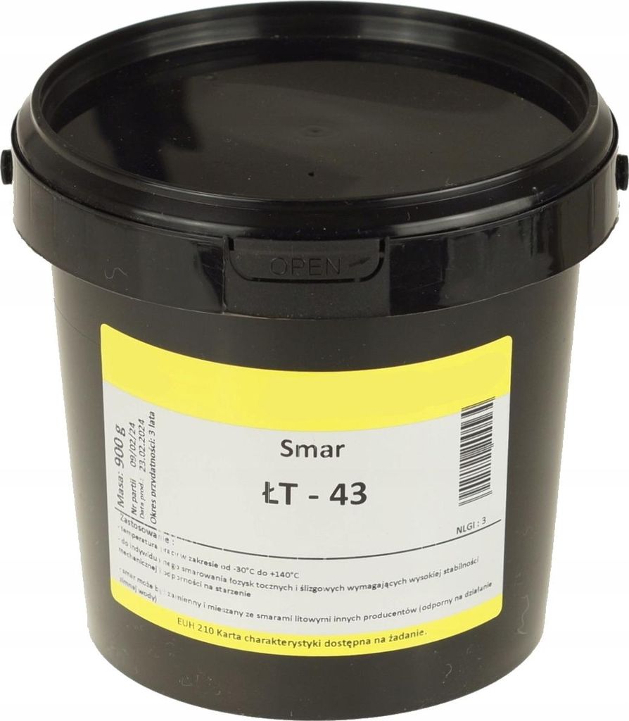 FEINZ | Schmierfett LT-43 - 900g - Universal - Hochleistungsfähig - Für Schmiergeräte
