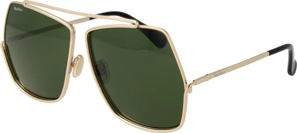 Max Mara MM0006 08A Lunettes solaires dorées 64mm protection Femme