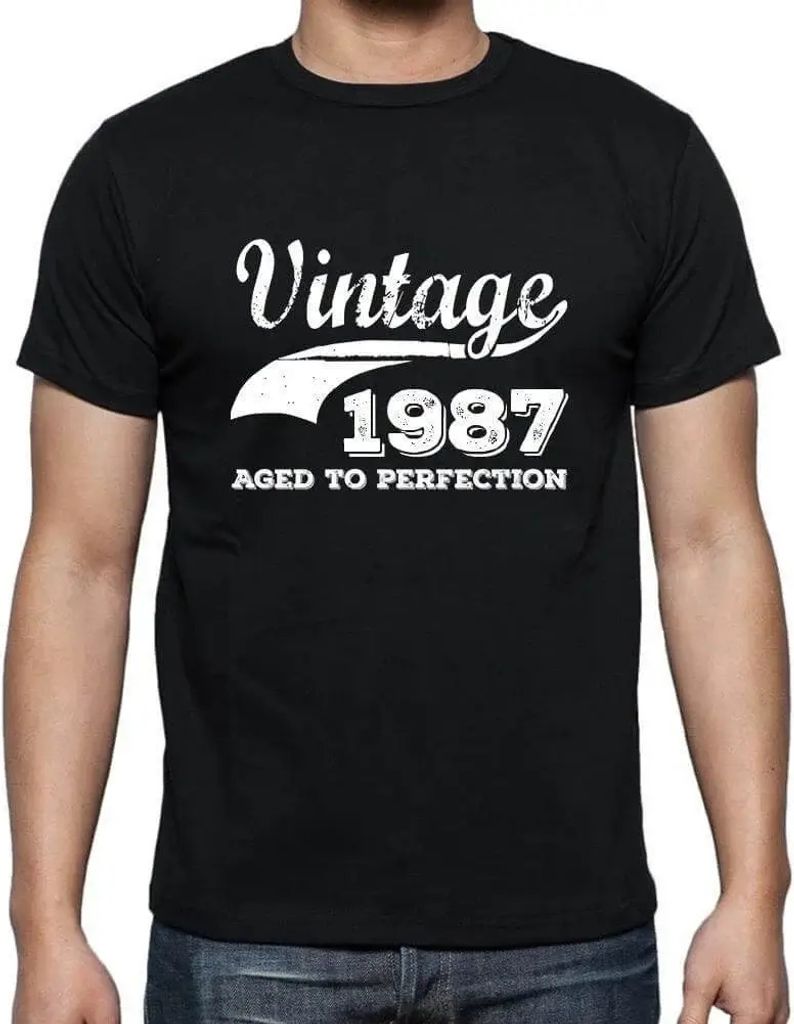 Herren Grafik T-Shirt Zur Perfektion gereift 1987 – Aged To Perfection 1987 – Geschenk 37. Geburtstag Jahrestag 37 Jahre Jubiläum 37 Jährige ...