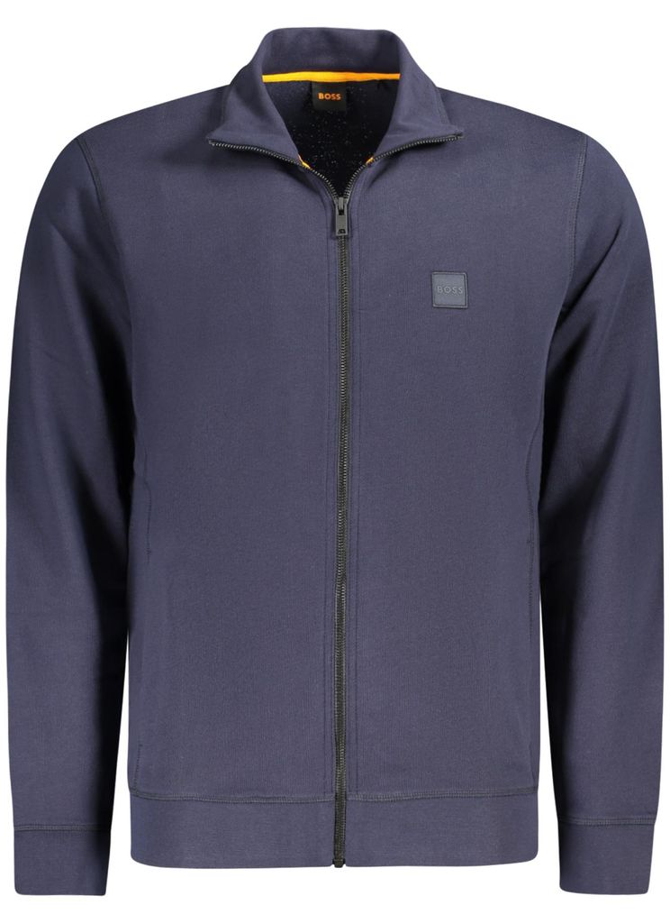 Sudadera Boss Con Cremallera Para Hombre Azul Imagen del producto 