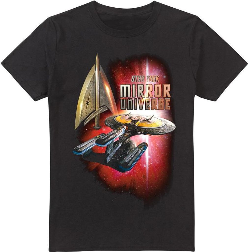Star Trek - "Mirror Enterprise" T-Shirt für Herren TV5513 (XXL) (Schwarz)