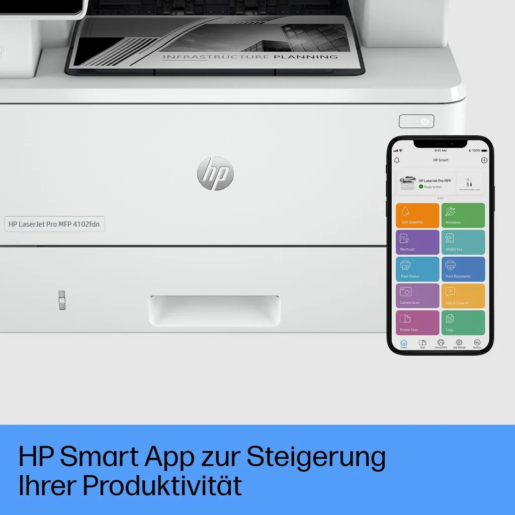 Imprimante Multifonction Laser HP LaserJet Pro 4102fdn Ethernet Rapide - 10