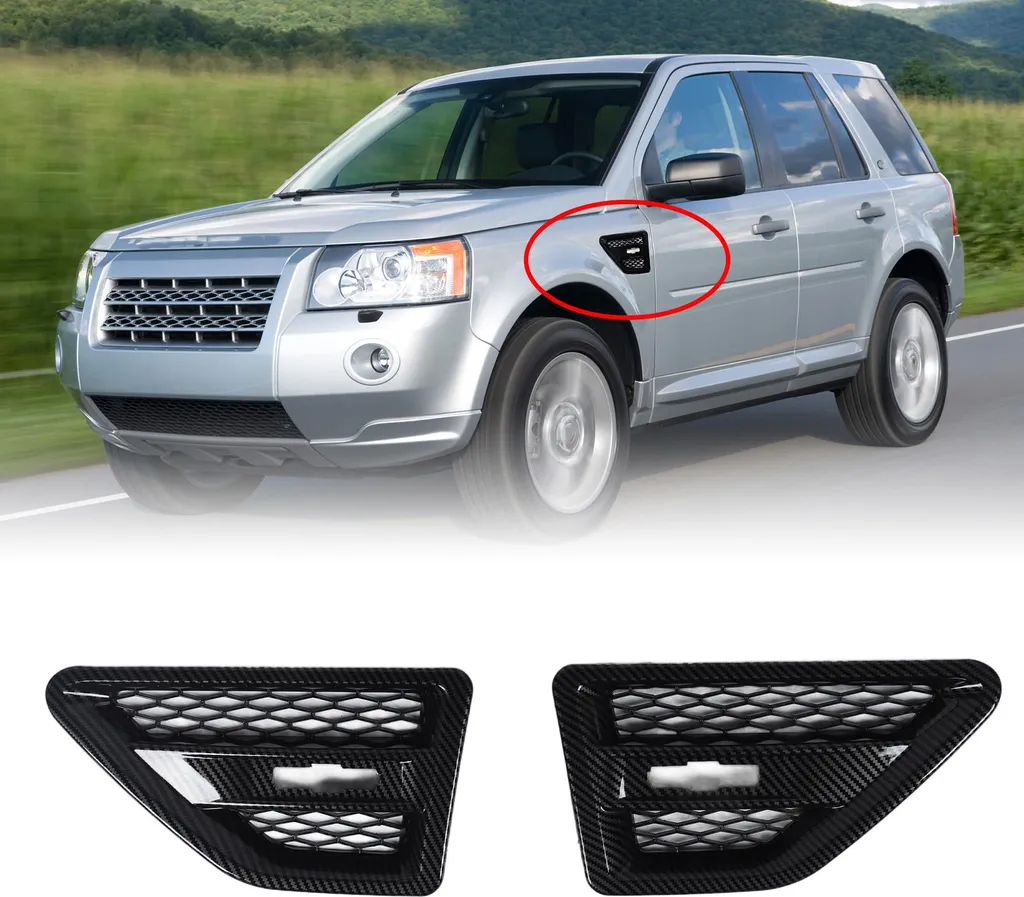 Caches d'Aération Capot en Carbone pour Freelander 2 LR2 2007-2014 - 2