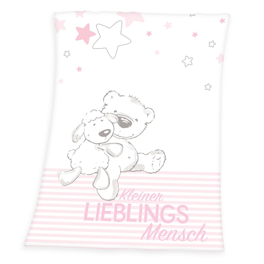 Kleiner Lieblingsmensch Microfaser-Flauschdecke / Produktbild 